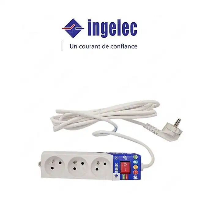 Bloc Multiprises Ingelec 3 Prises – Avec Interrupteur