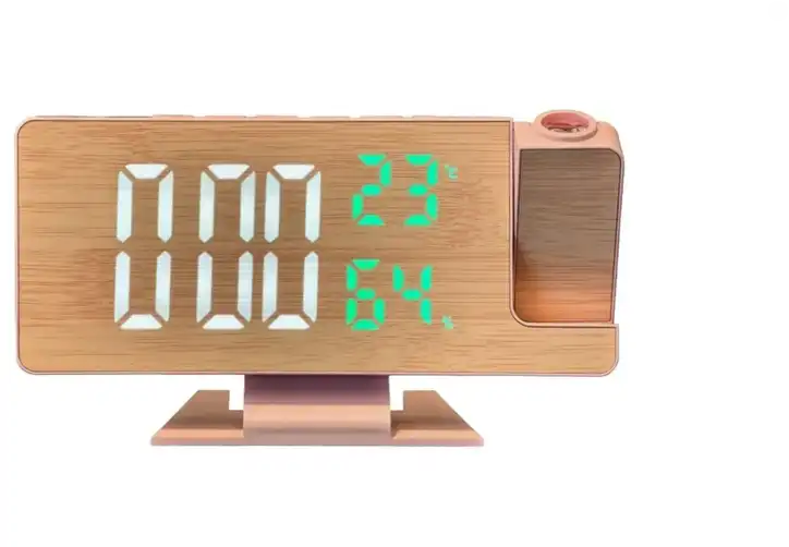 Réveil LED à Projection – Heure et Température