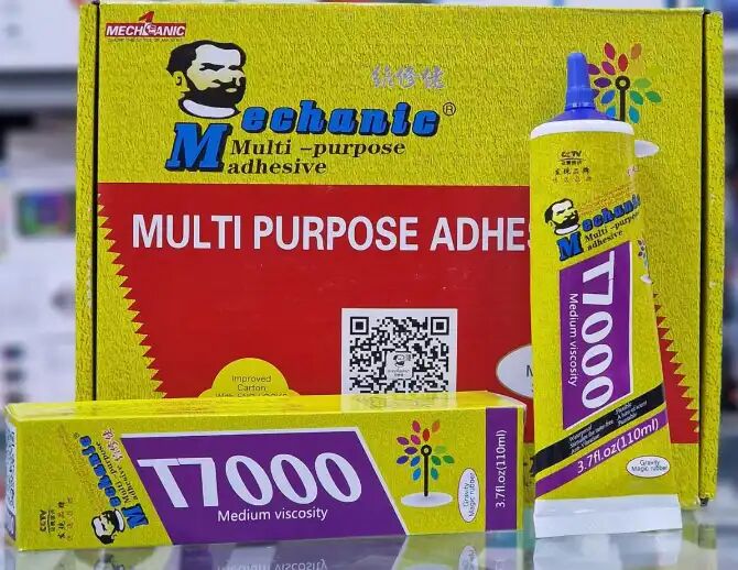 Colle Super Liquide Mechanic T-7000 Noir 110 Ml – Adhésif Multi-usage Haute Performance