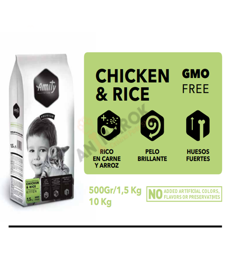 Amity Premium Chaton Poulet & Riz