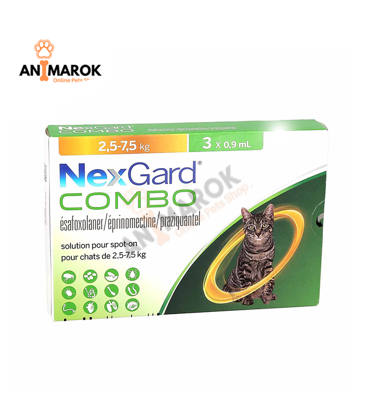 Combo Solution Spot-on Pour Chats