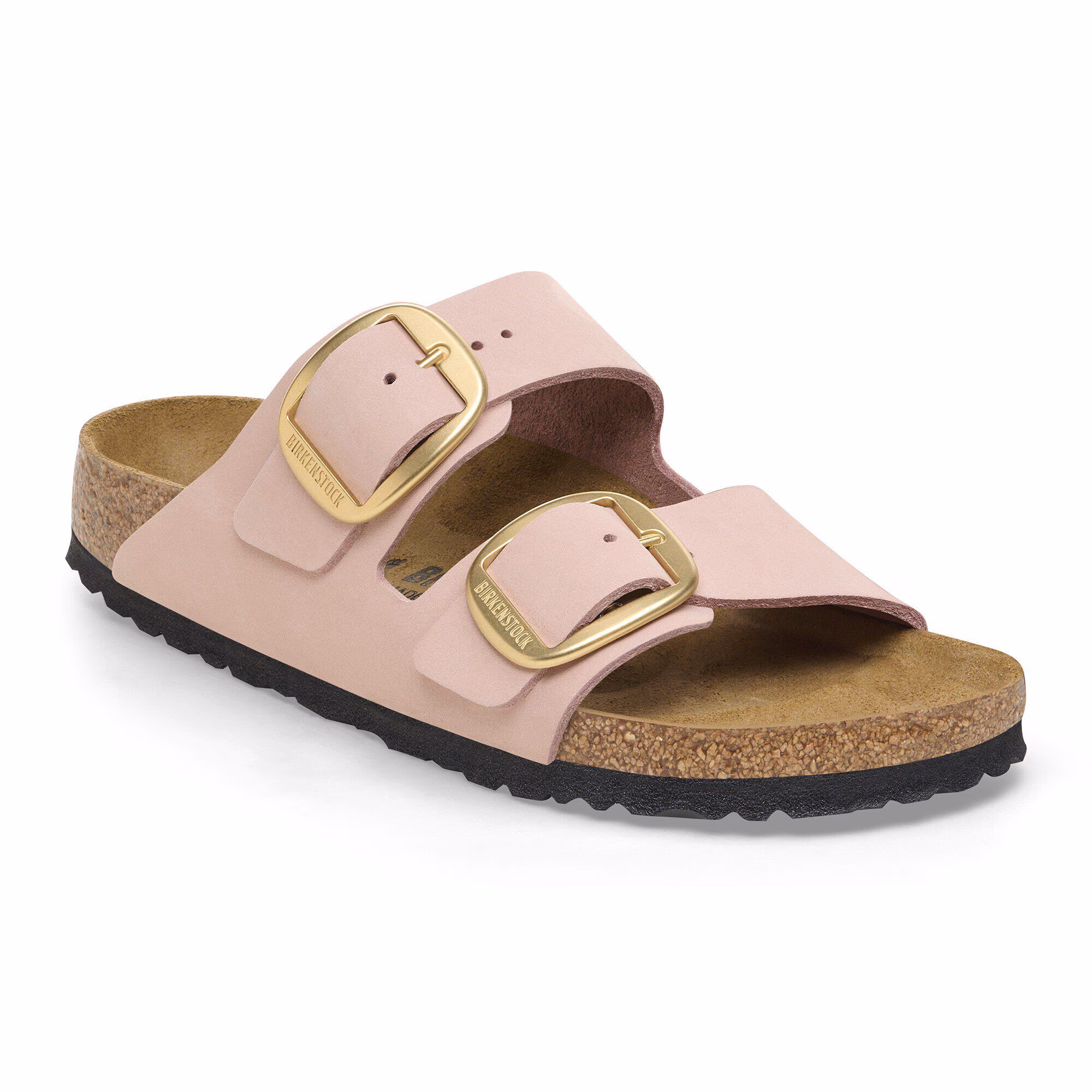 Arizona Big Buckle Nubuck Leather Soft Pink (n)