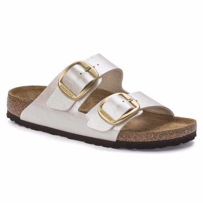 Arizona Big Buckle Birko-flor Pearl White Narrow