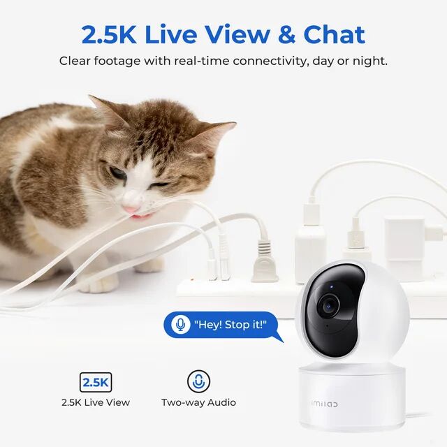 Caméra De Sécurité Ip Imilab C21 – Wifi 2k, Vision Nocturne, Détection Intelligente thumbnail 3