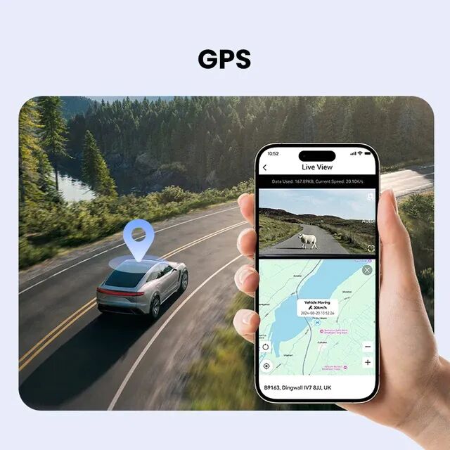 Caméra Dash Cam Ddpai Z50 Pro 4k – Vision Nocturne, Gps, Wi-fi
