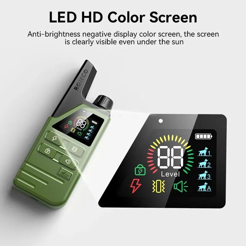 Collier De Dressage Rojeco 300m – Étanche Ipx7 & Rechargeable Pour Un Chien Bien Éduqué ! thumbnail 4