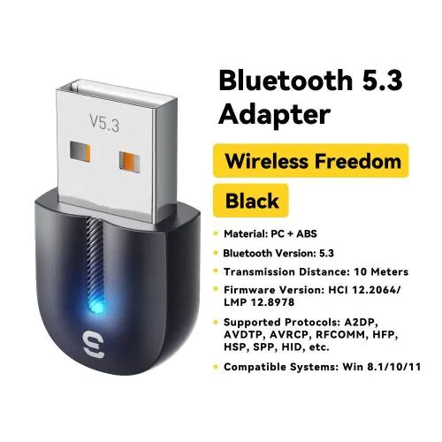 Essager Adaptateur Usb Bluetooth 5.3 – Connectivité Simplifiée Pour Tous Vos Appareils