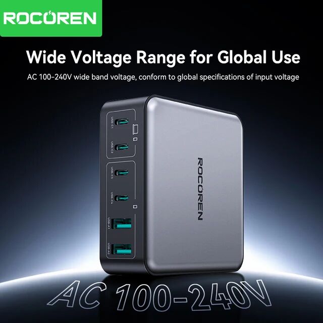 Rocoren Chargeur Rapide 200w - Charge Ultra Puissante & Sécurisée thumbnail 3