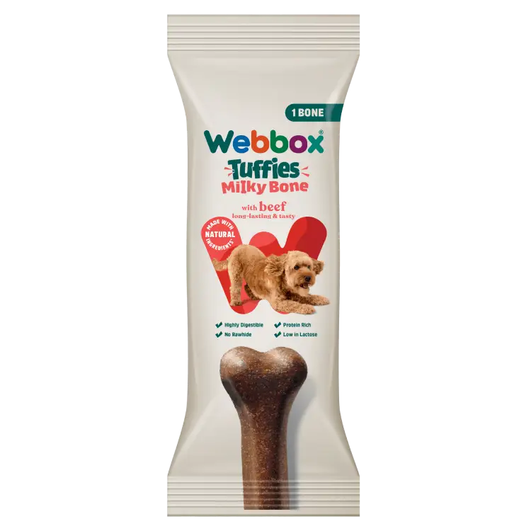 Tuffies Milky Bone Avec Bœuf Gâterie Pour Chien