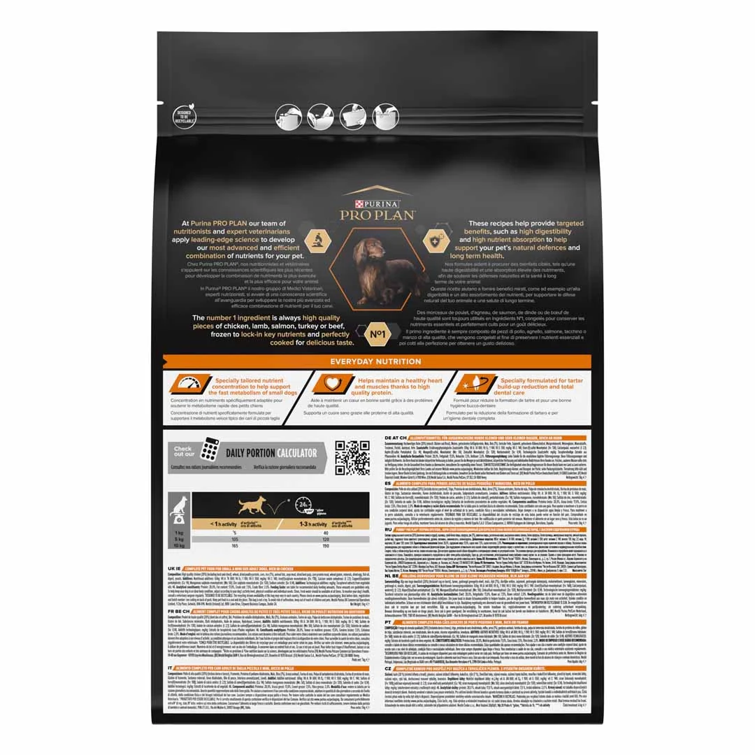 Pro Pla Chien Small & Mini Adult Everyday Nutrition - Poulet 