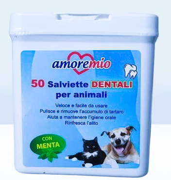 Lingettes Dentaires Pour Chien Et Chat (50pcs)
