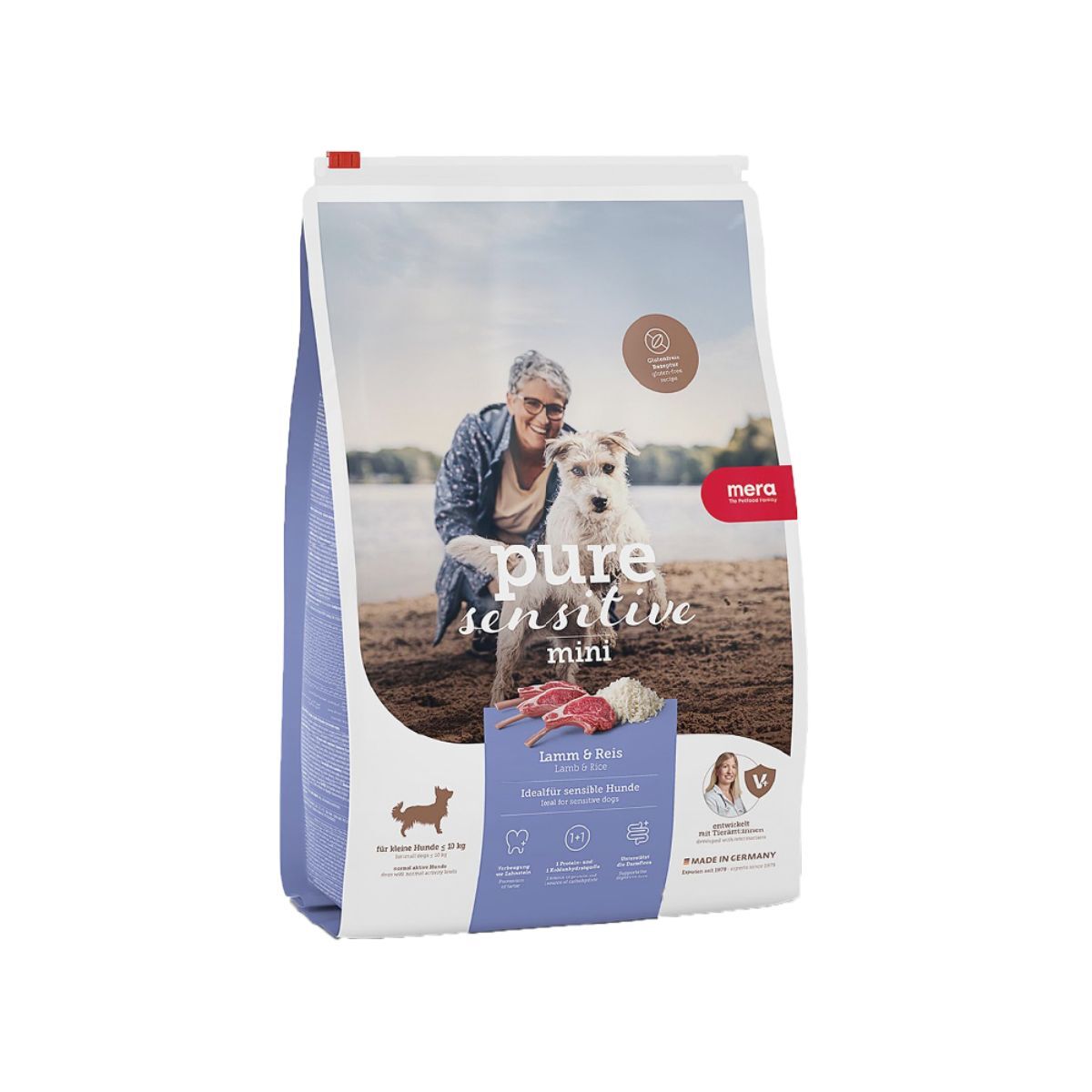 Croquettes Pure Sensitive Mini Pour Chien - Agneau Et Riz 