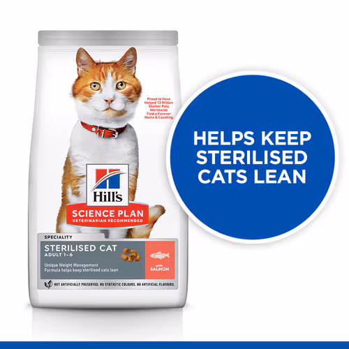 Science Plan Croquettes Pour Chat Stérilisé Au Saumon