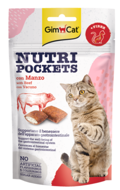 Nutri Pockets With Beef 60gr