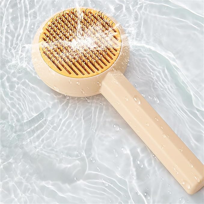 Brosse Dépilatoire Pour Animaux De Compagnie, Autonettoyant Pour Chiens Et Chats Avec Dents De Massage