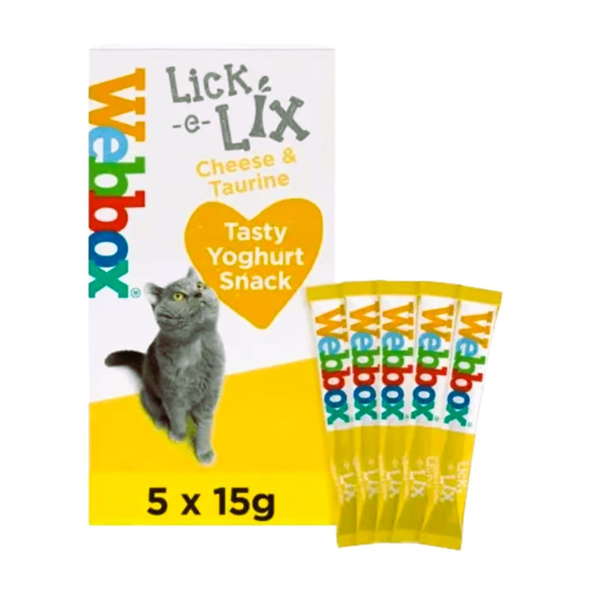 Lick-e-lix Cheese Et Taurine Gâteries Pour Chats (paquet De 5)