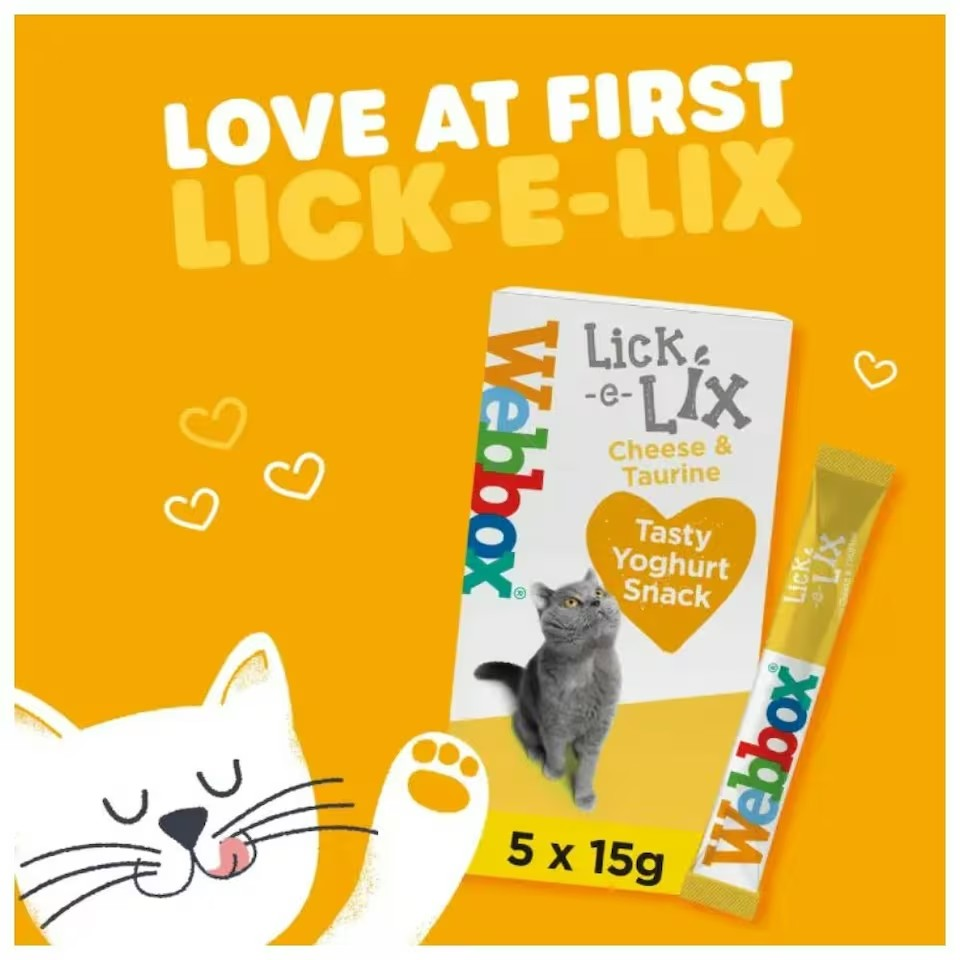 Lick-e-lix Cheese et Taurine Gâteries Pour Chats (paquet De 5) thumbnail 4