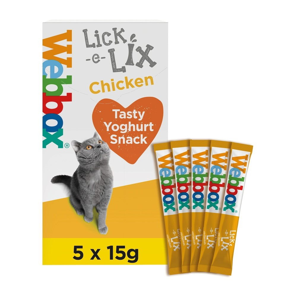 Lick-e-lix Chicken (poulet) Pour Chat 5x15g