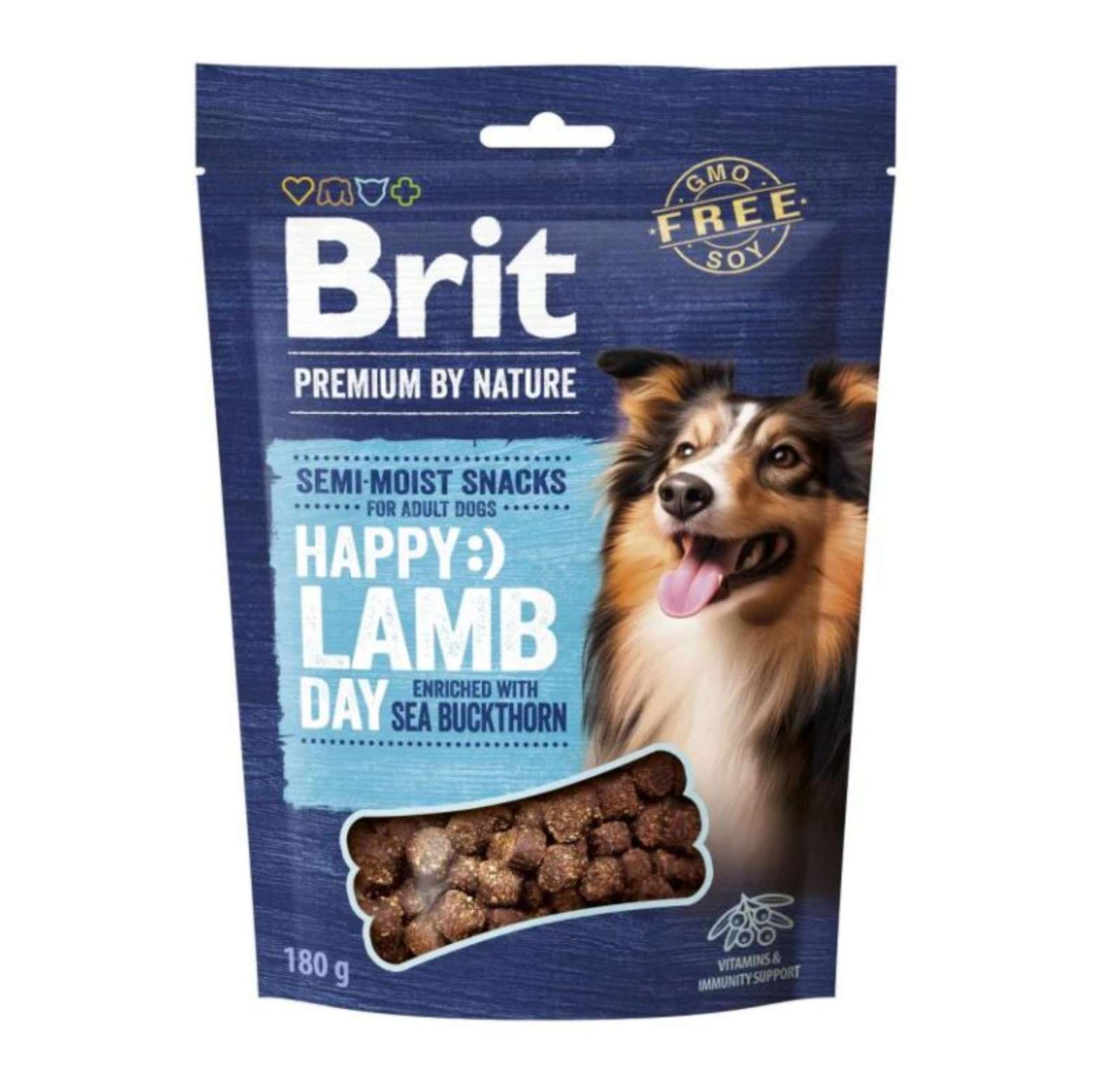 By Nature Dog Semi-humide Snacks Agneau À L’argousier 180g
