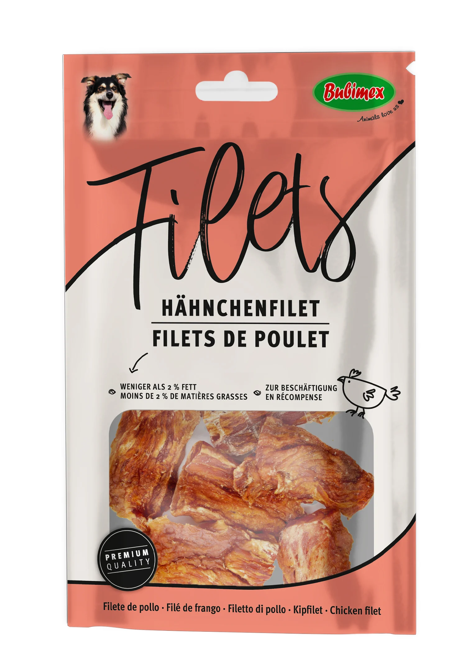 Friandises Filets De Poulet Pour Chien 70g