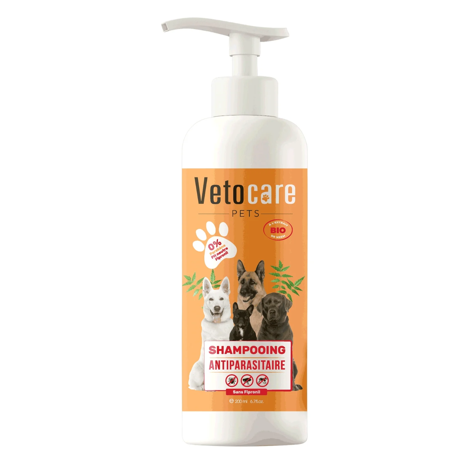 Shampoing Antiparasitaire Pour Chiens
