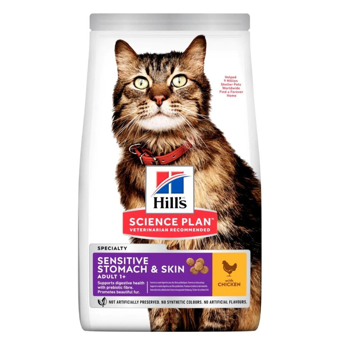 Aliment Sec Pour Chat Adulte Sensitive Stomach & Skin - Poulet