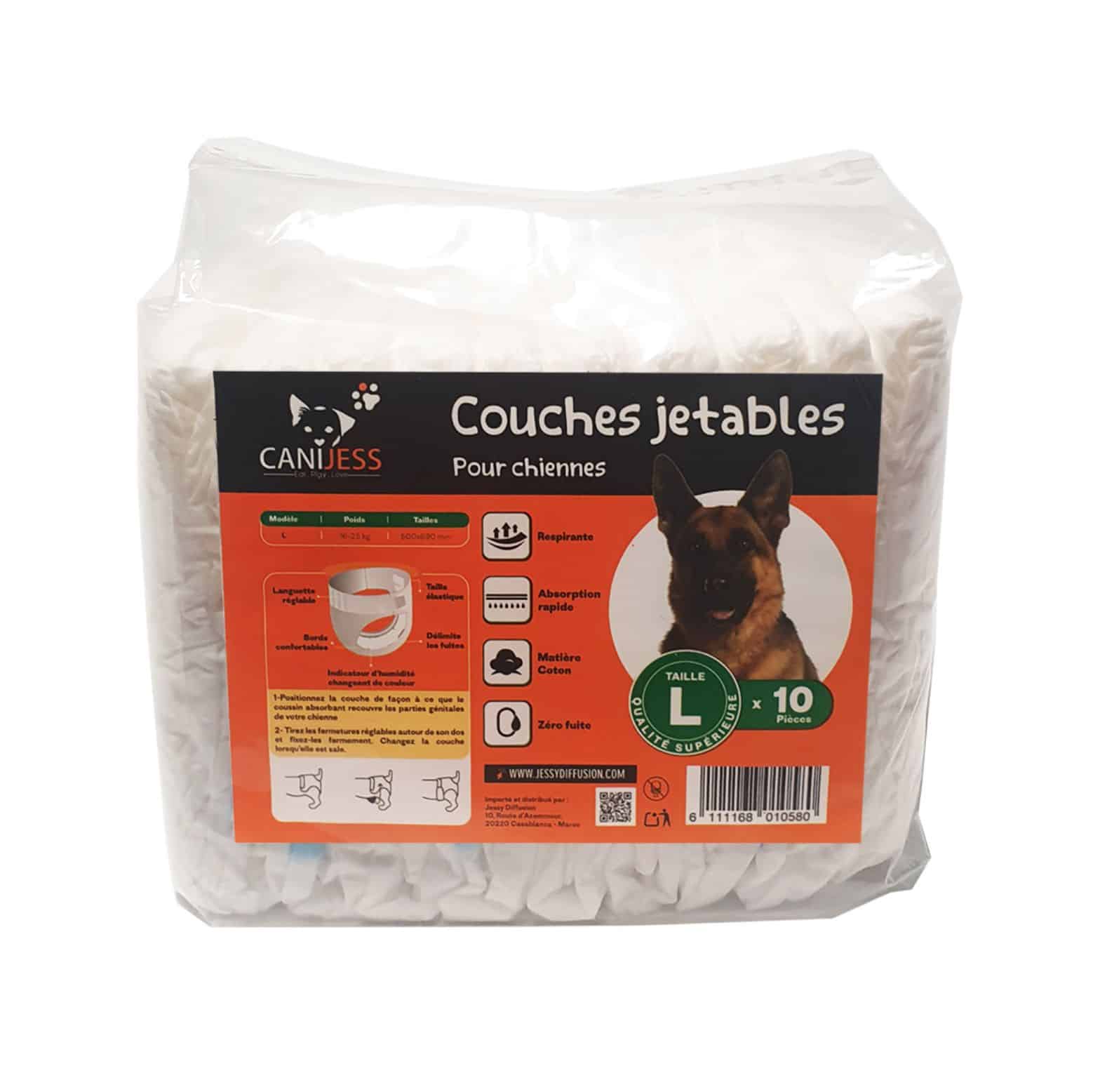 Couches Jetables 10 Unites