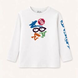 Ensemble Garçon Décontracté – T-shirt Imprimé & Pantalon Cargo