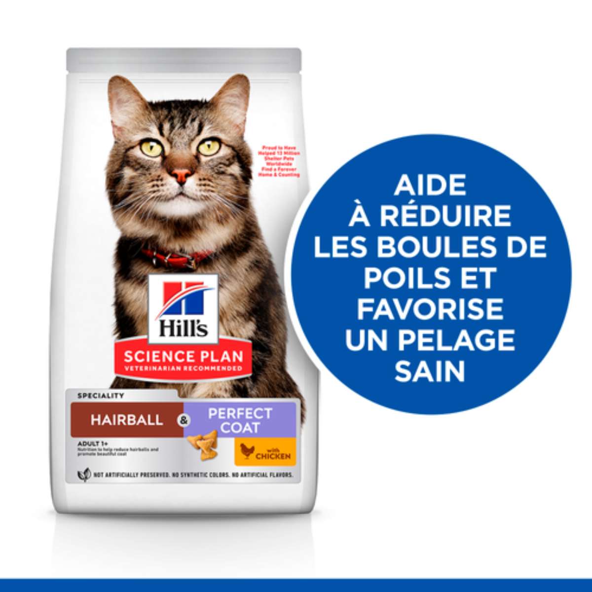 Hill’s Science Plan Hairball And Perfect Coat Au Poulet 1,5kg