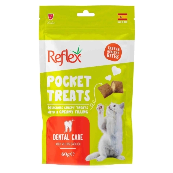 Friandises Pocket Treats Pour Chat Pour La Santé Dentaire 60 Gr