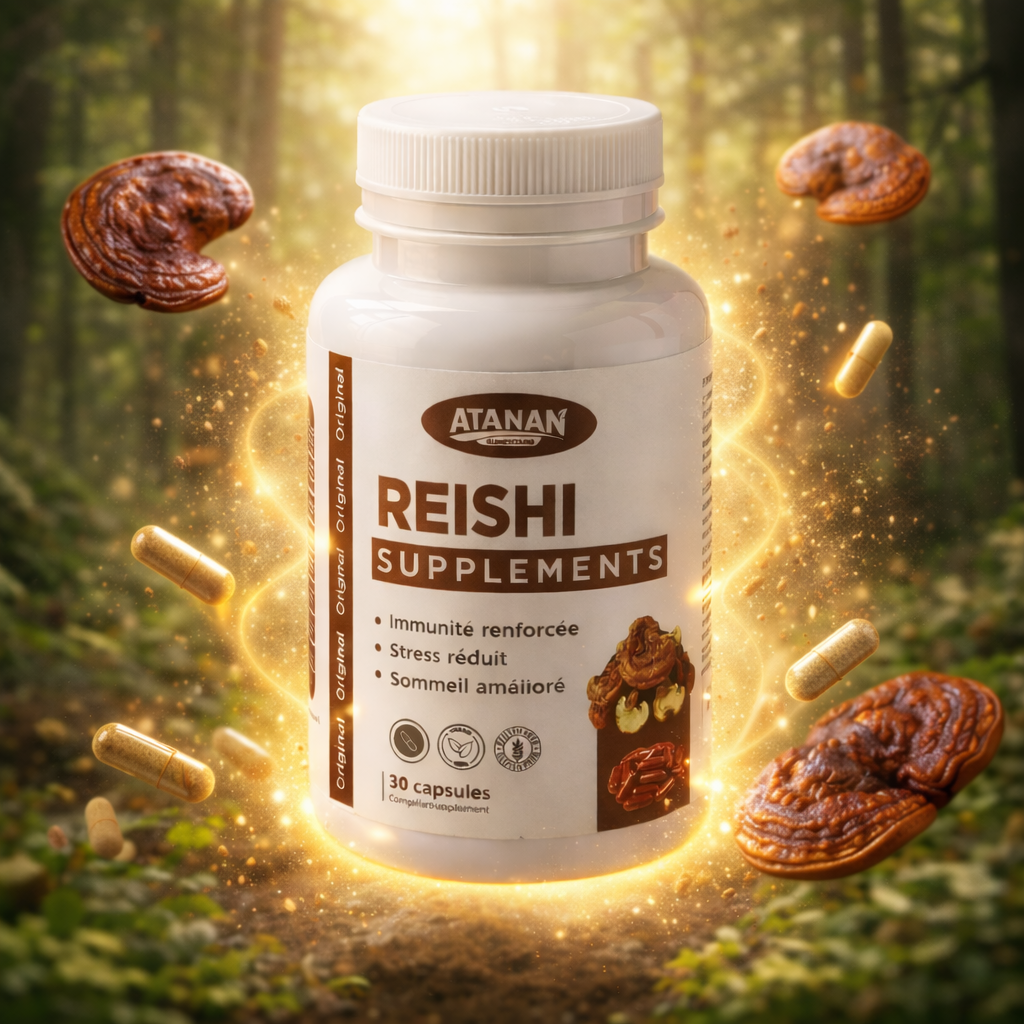 Reishi Suppléments – Complément Alimentaire Naturel Pour Immunité, Anti-stress Et Sommeil