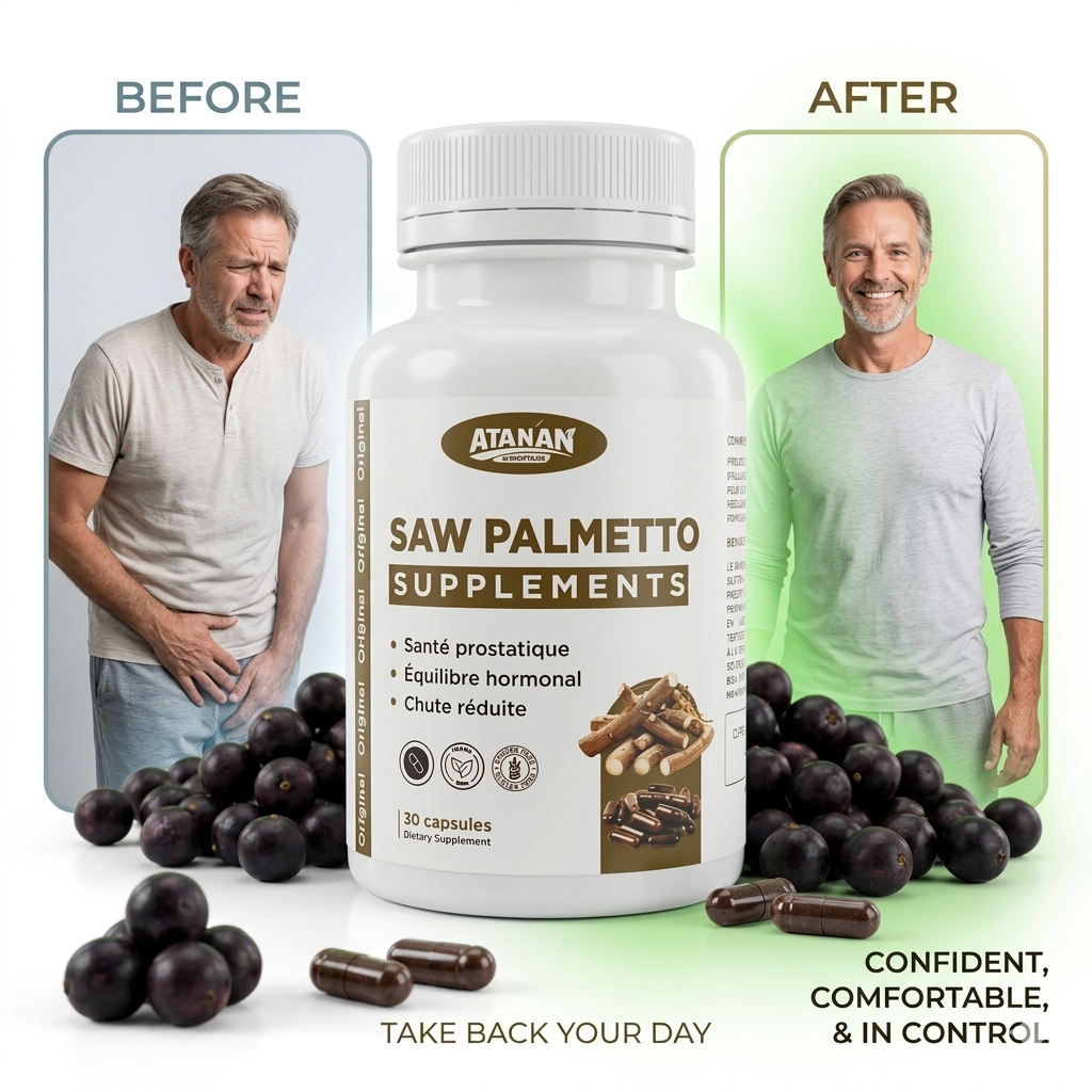 Saw Palmetto – Complément Alimentaire Pour La Santé De La Prostate Et L’équilibre Hormonal