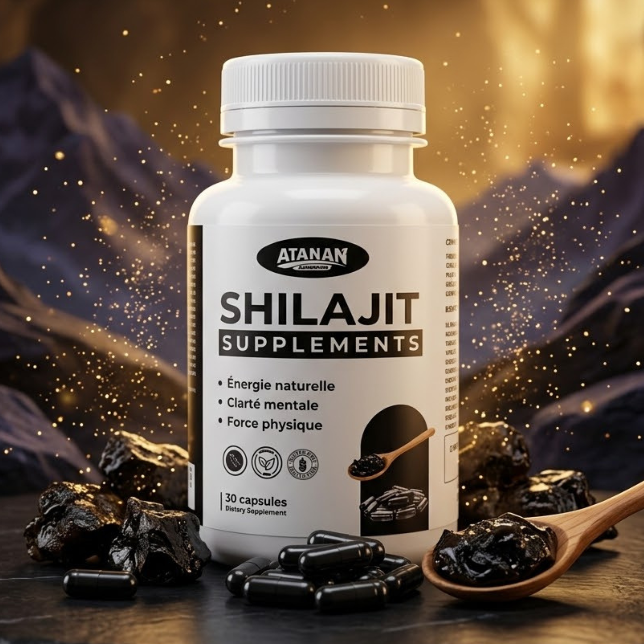 Shilajit Supplements – Énergie Naturelle, Clarté Mentale Et Force Physique thumbnail 2