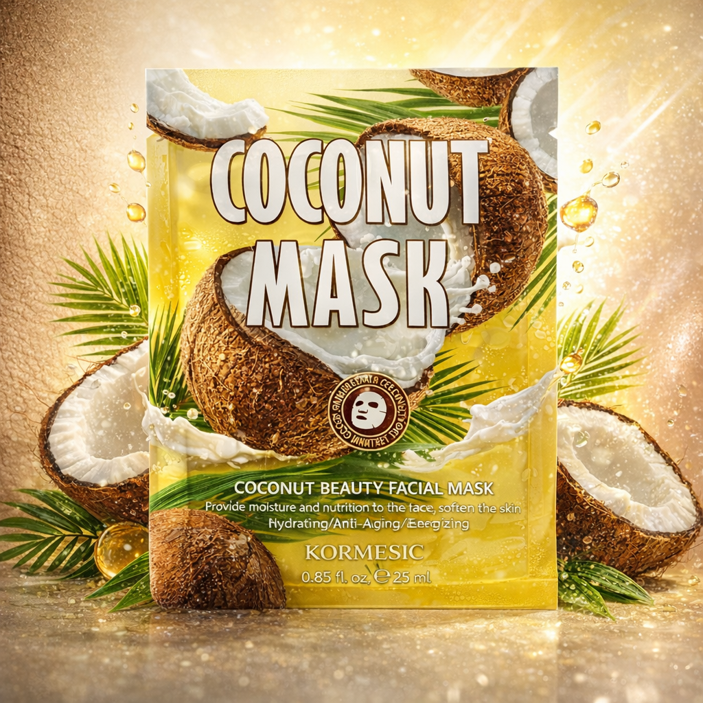 Beauty Facial Mask – Masque Hydratant Et Nourrissant À La Noix De Coco