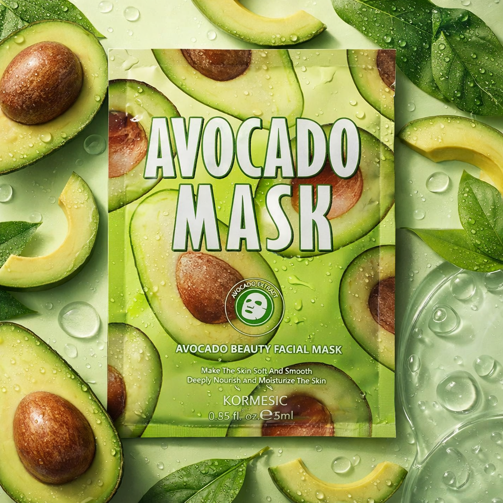 Avocado Beauty Facial Mask – Masque Hydratant Et Nourrissant À L’extrait D’avocat