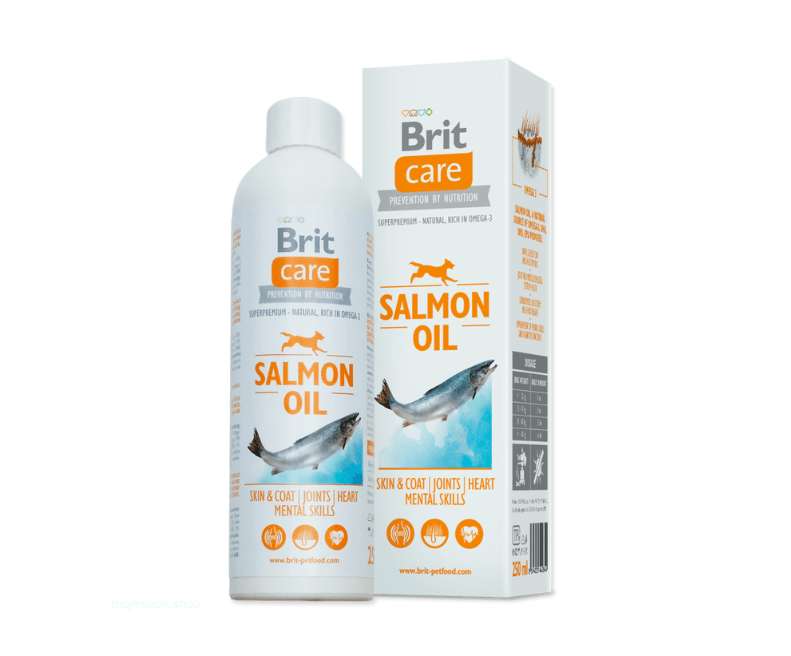 Huile De Saumon Pour Chiens Et Chats