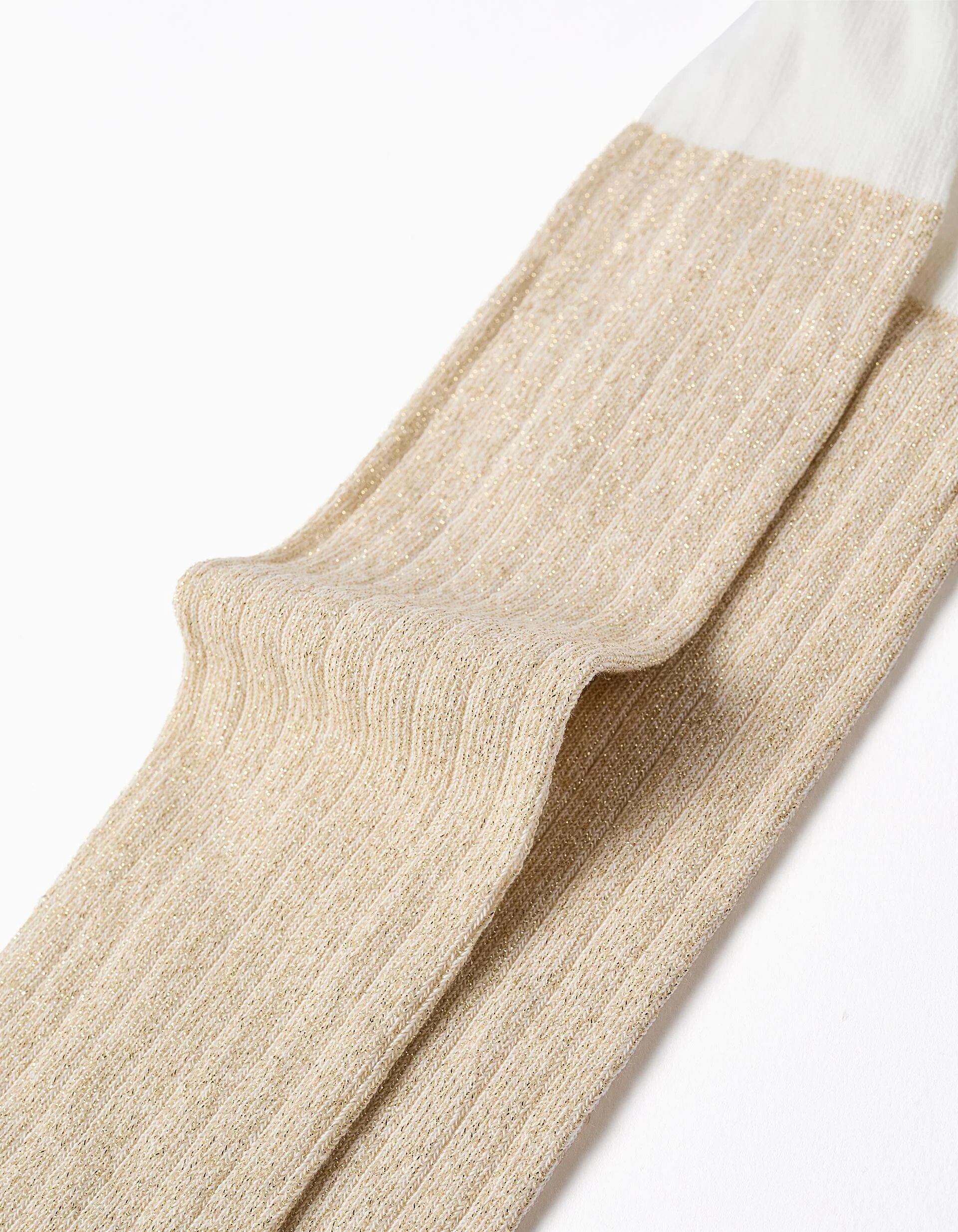 Collants Côtelés Avec Fils De Lurex thumbnail 3