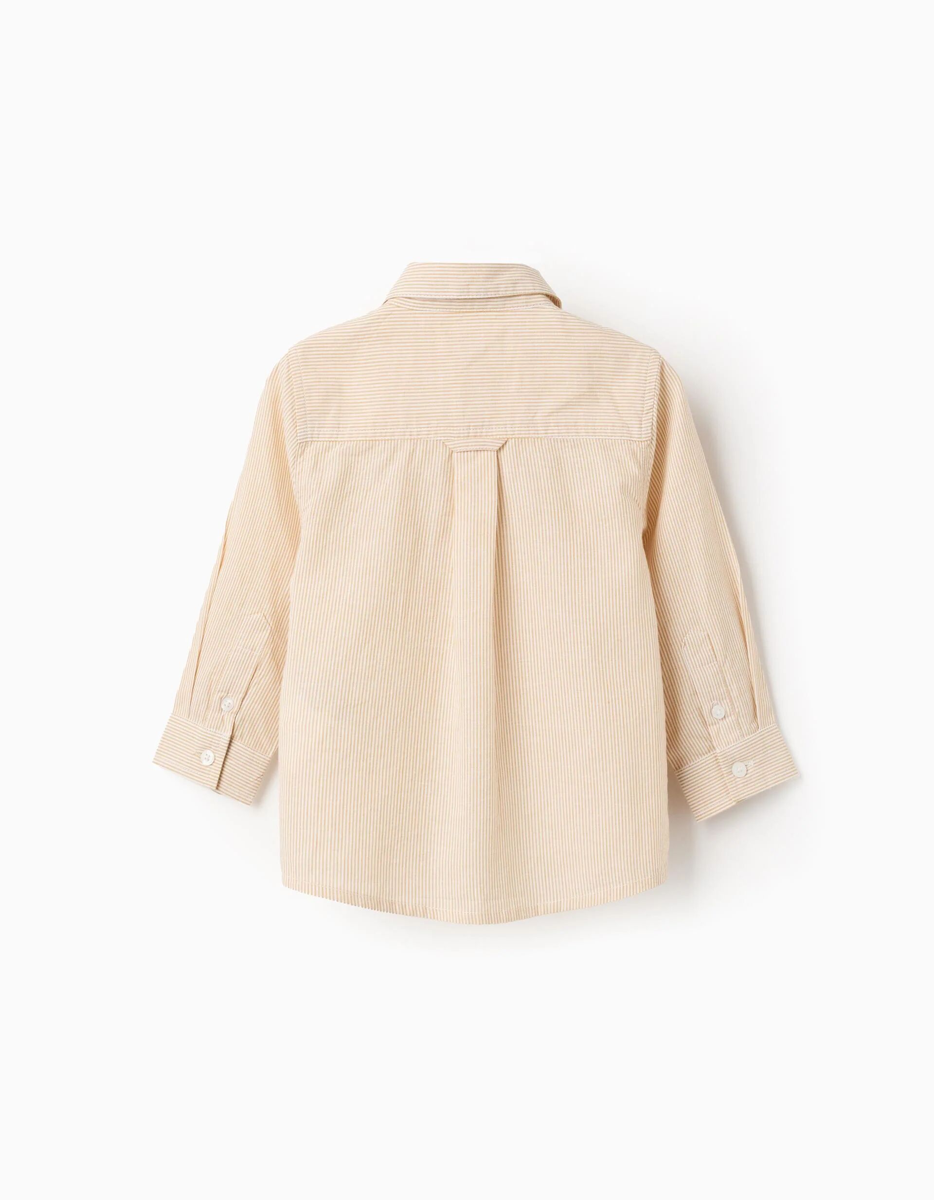 Chemise En Coton À Manches Longues Et Rayures