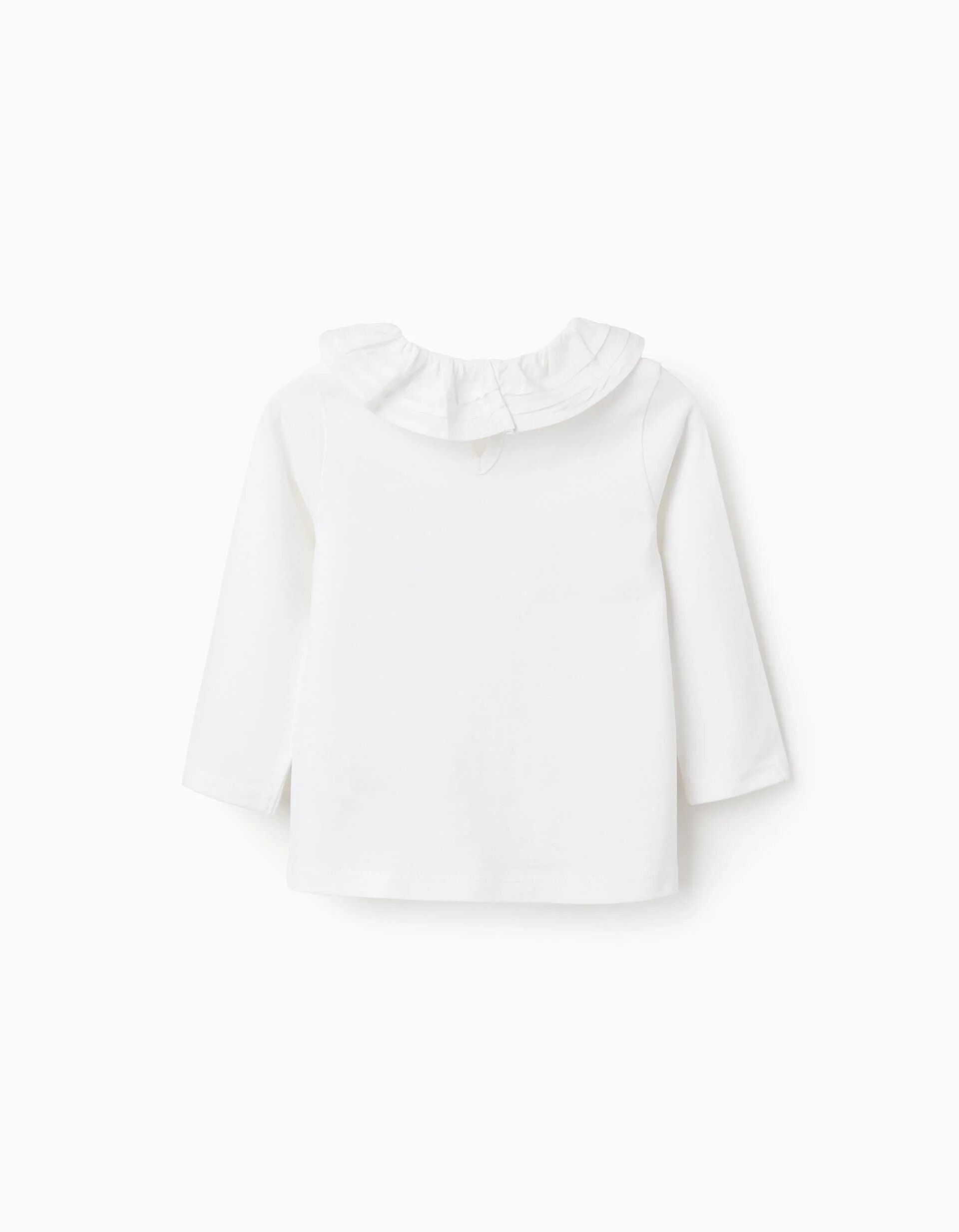 T-Shirt À Manches Longues Avec Col Volant thumbnail 2