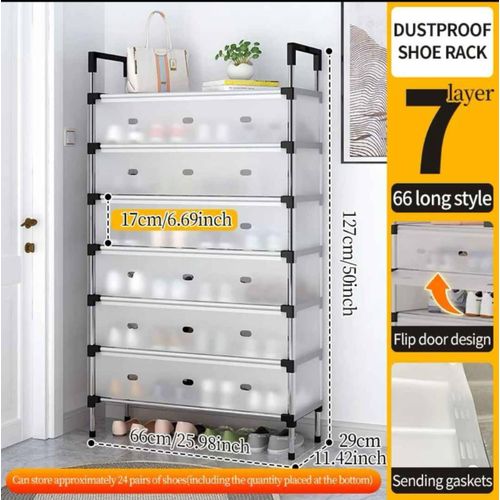 Meuble 7 Couches Pour Chaussures, Étagère De Rangement