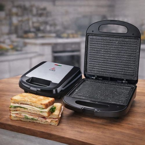 Panini Sandwiches Maker Granit Antiadhésive Barbecue Sans Huile Sans Beurre