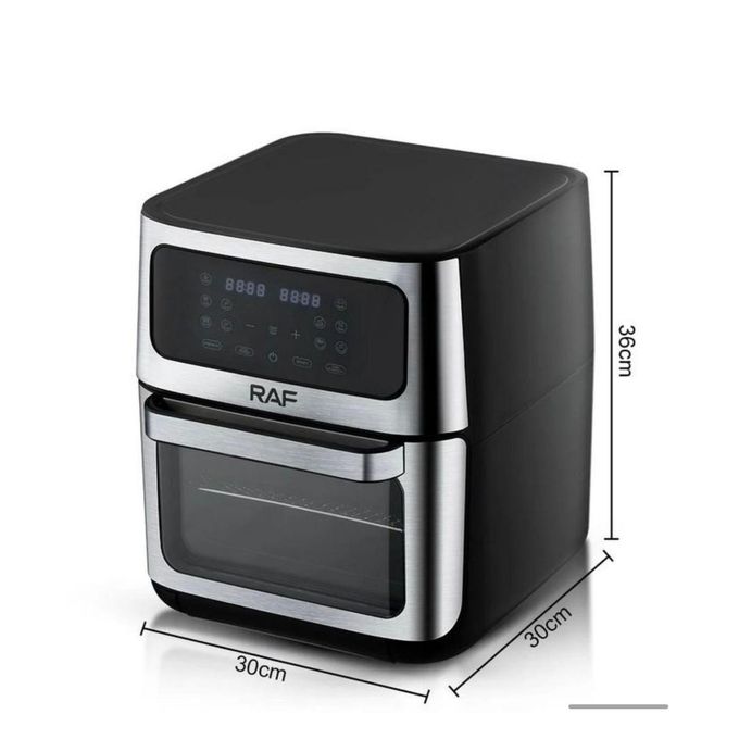Raf Friteuse Sans Huile Multifonction 14 Litre, Rôtissoire & Fonction Four 1800w thumbnail 3