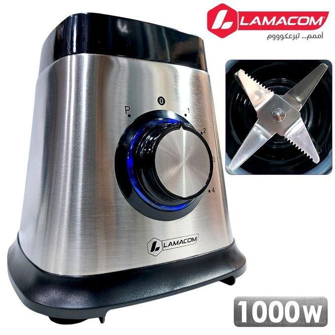 Lamacom Blender Haute Vitesse, 1000w - Original, 4 Vitesses + Fonction Pulse - Mixeur Multifonctionnel, Qualité