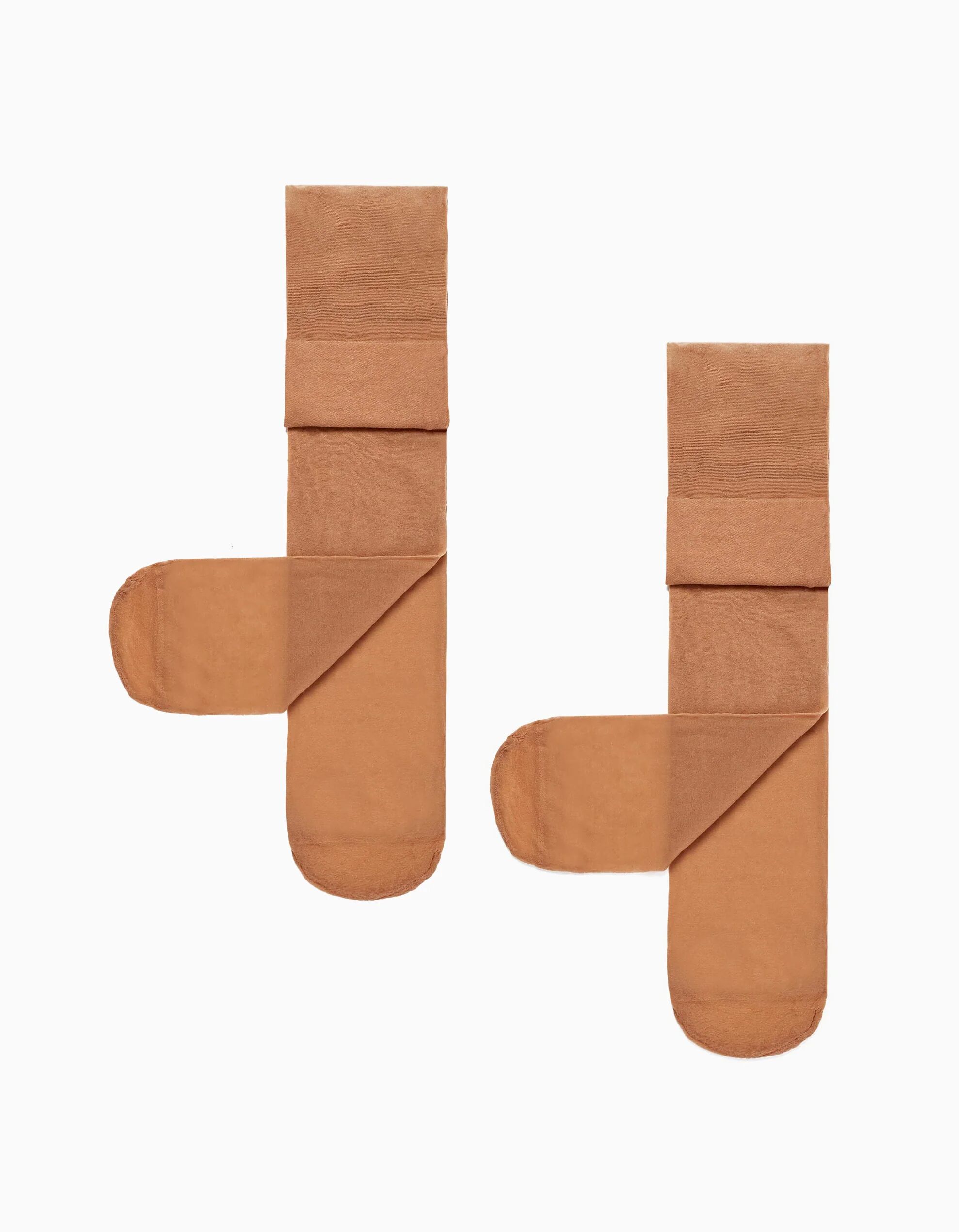 Pack 2 Collants En Microfibre Pour Fille, Transparent