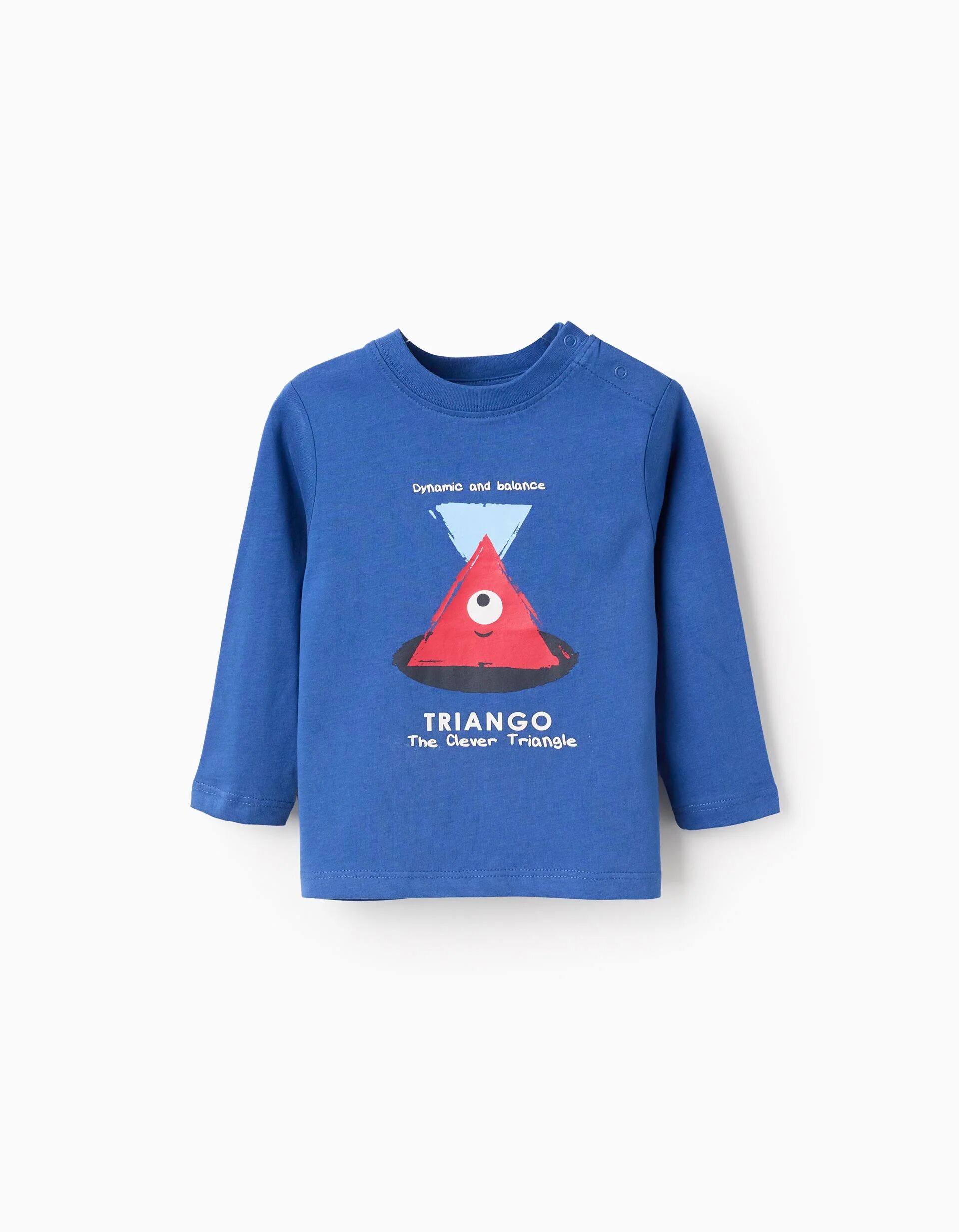 T-shirt À Manches Longues En Coton Pour Bébé Garçon Triango