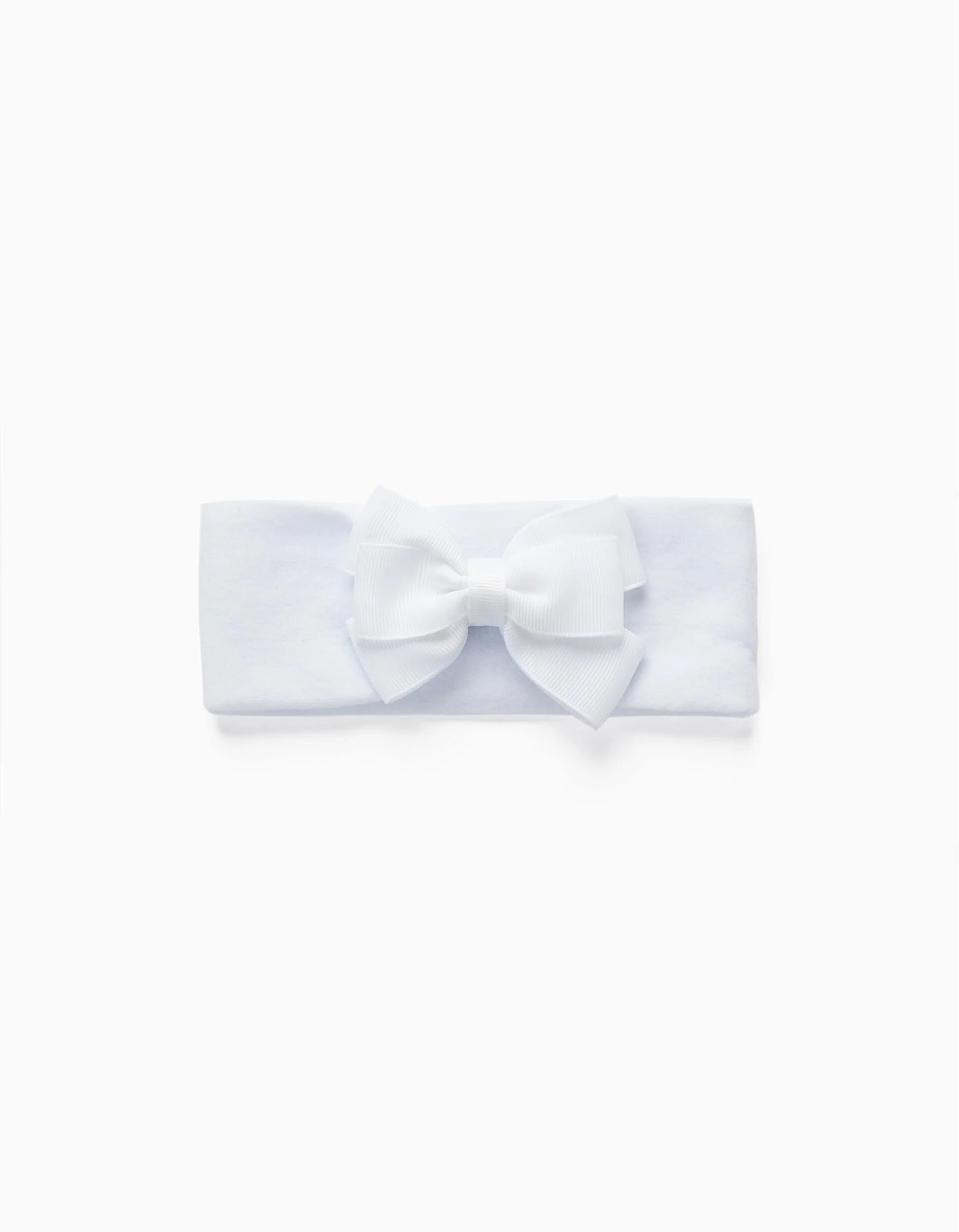 Bandeau À Cheveux Large Bébé Et Fille, Blanc