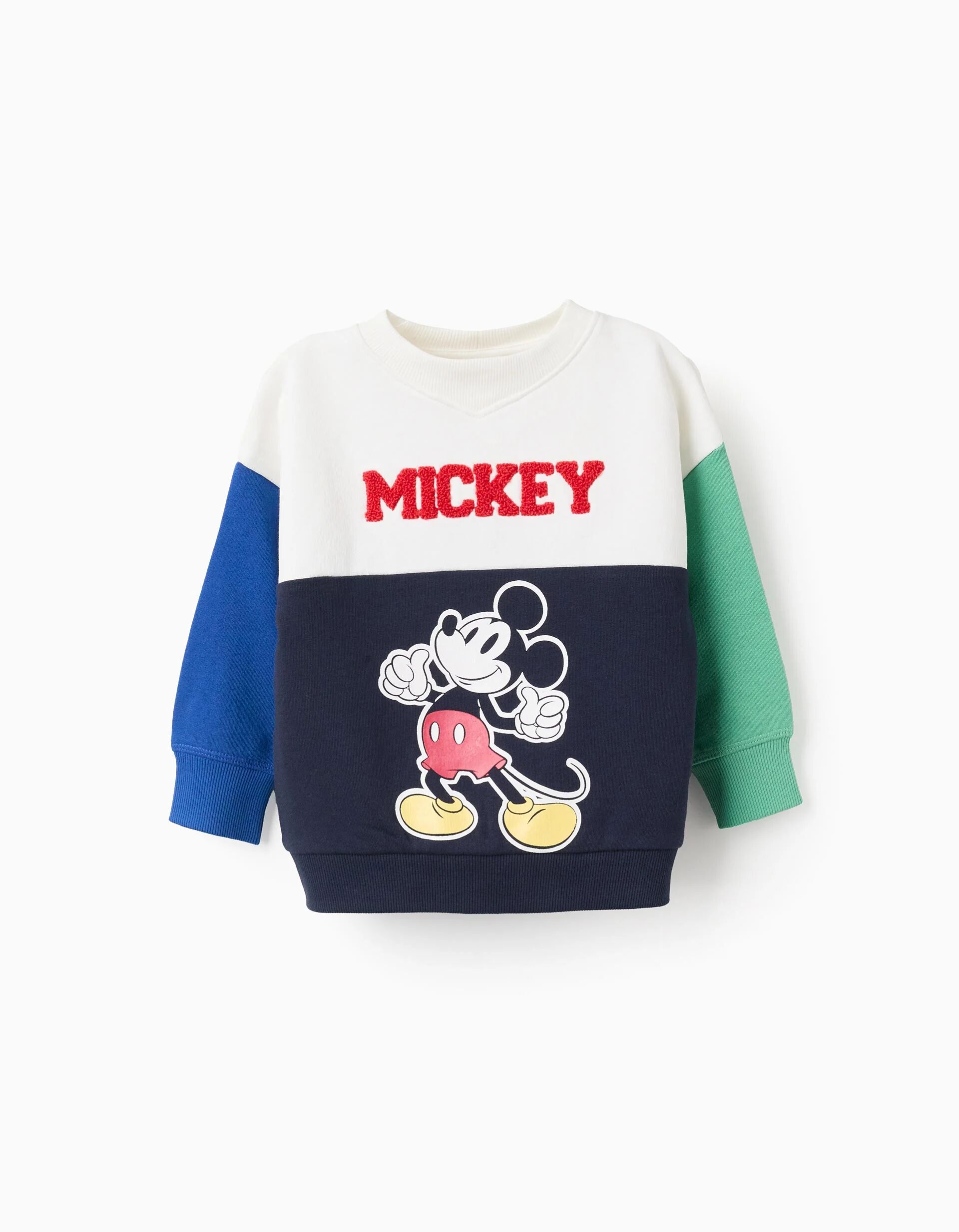 Mickey Color Block Sweatshirt For Boys