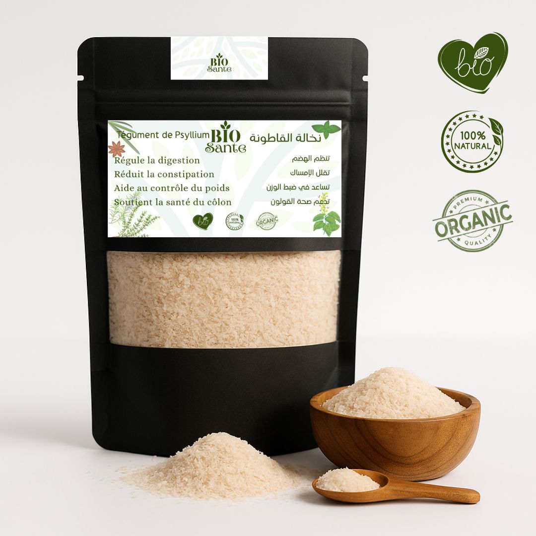 Psyllium Husk Poudre Naturelle Qualité Premium