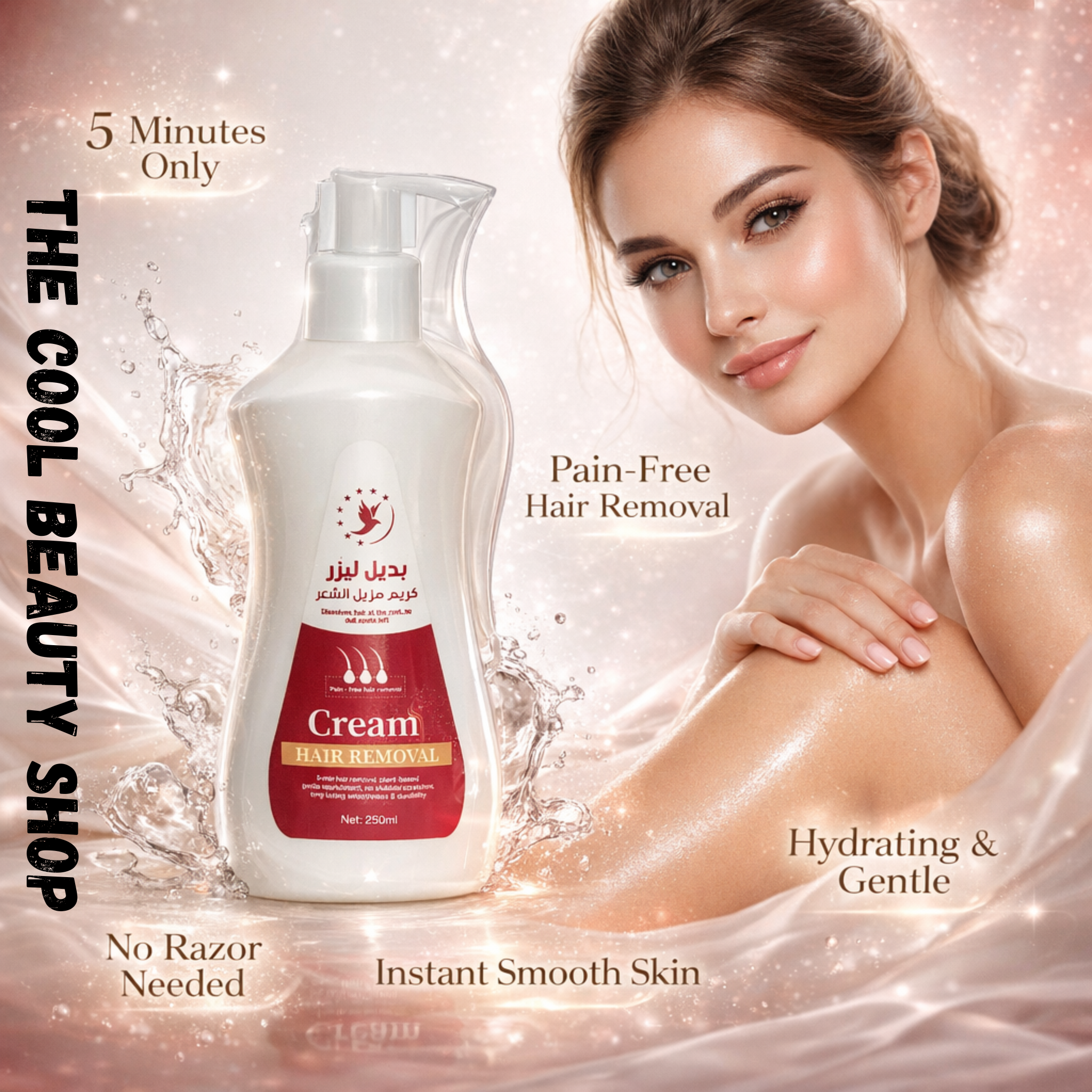 Crème Dépilatoire Instantanée Sans Douleur – Épilation Rapide & Peau Douce thumbnail 2