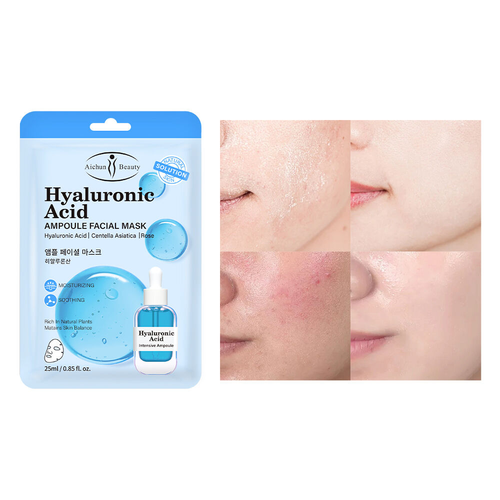 Masque Visage Hydratant À L’acide Hyaluronique – Effet Repulpant & Apaisant